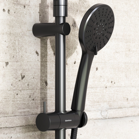 Душевая система Damixa Jupiter 977730300, чёрный - фото, картинка 2 Душевая система Damixa Jupiter 977730300, чёрный - фото 2