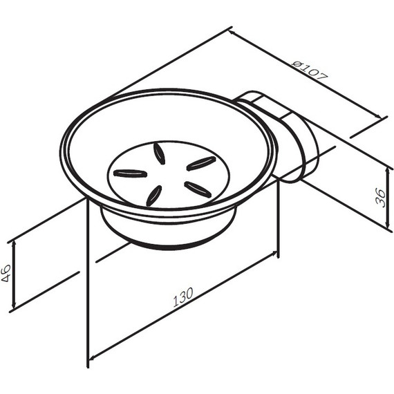 Мыльница AM.PM Sense A7434200 - фото 7