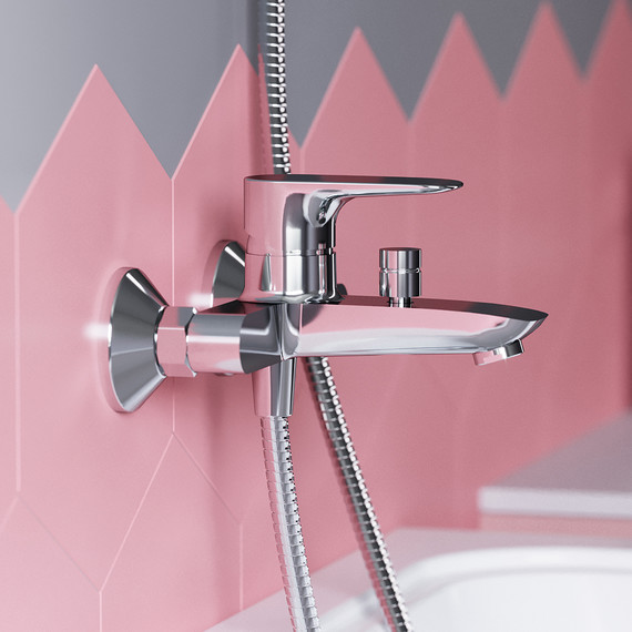 Смеситель для ванны RedBlu by Damixa Origin Evo 781000000 - фото 3