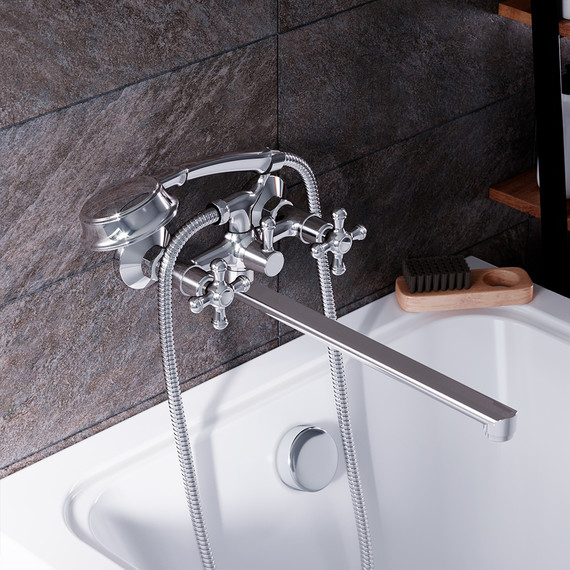 Смеситель для ванны RedBlu by Damixa Retro 239500000 - фото 2