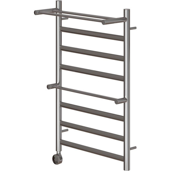 Полотенцесушитель электрический Point Артемида с полкой П6 500x800 мм PN14158PE (возможность скрытого подключения) - фото 3