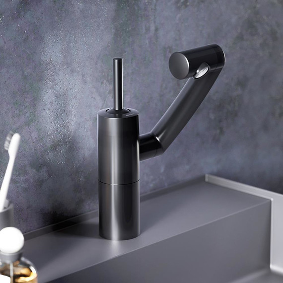 Смеситель для раковины Damixa Arc 290217364, чёрный, Цвет производителя: чёрный - фото 3