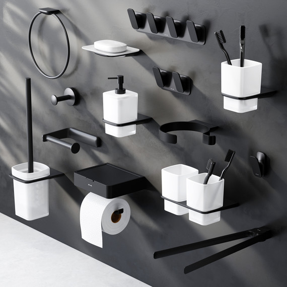 Двойной крючок AM.PM Inspire 2.0 A50A35622, цвет чёрный - фото 3