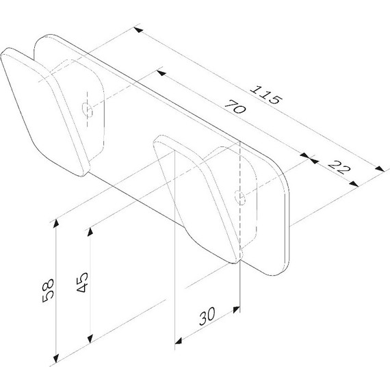 Двойной крючок AM.PM Inspire 2.0 A50A35600 - фото 8