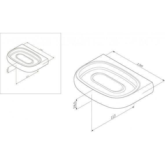 Мыльница AM.PM Sensation A3034200 - фото 7