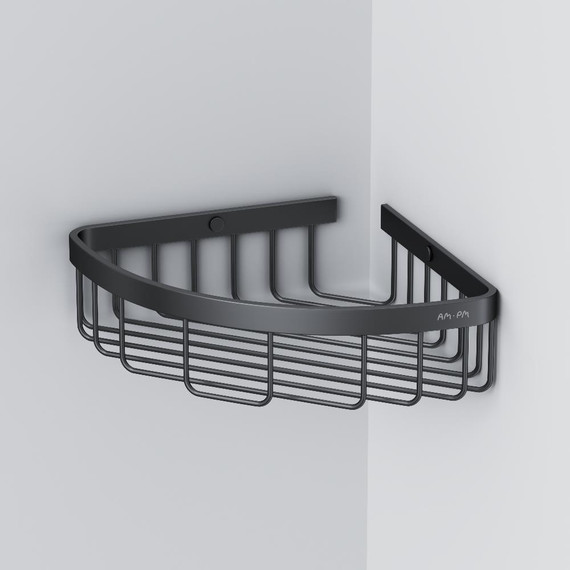 Полка угловая AM.PM Sense A7452122, цвет чёрный - фото 3