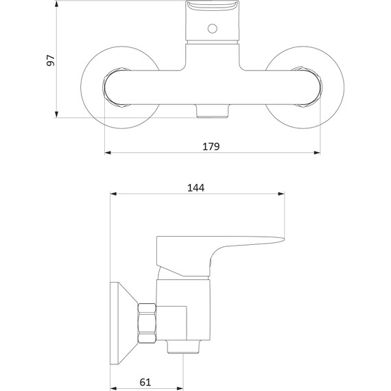 Смеситель для душа RedBlu by Damixa Origin Evo 2 782000000 - фото 5
