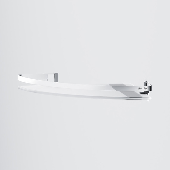 Стеклянная полка угловая AM.PM Sense A7456100 - фото 6