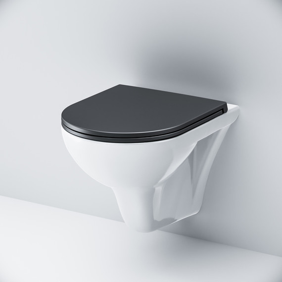 Унитаз подвесной Am.Pm GemFlashClean C901700SCmb с сиденьем микролифт - фото 5