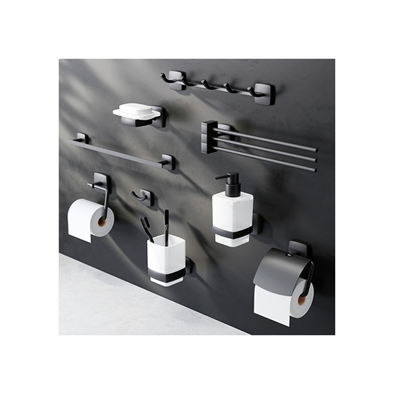 Полотенцедержатель AM.PM Gem A90346422, цвет чёрный - фото 3