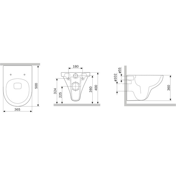 Унитаз подвесной Am.Pm GemFlashClean C901700SCmb с сиденьем микролифт - фото 13