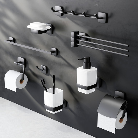 Держатель для полотенца AM.PM Gem A9032722, цвет чёрный - фото 3