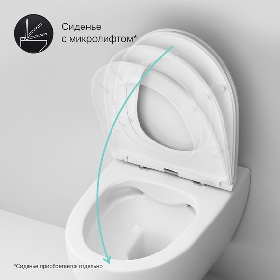 Унитаз подвесной Am.Pm Awe FlashClean C111700WH - фото, картинка 11 Унитаз подвесной Am.Pm Awe FlashClean C111700WH - фото 11
