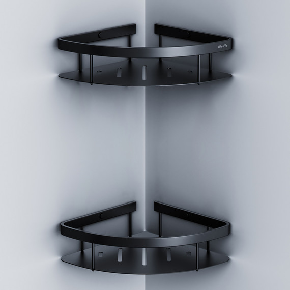 Полка угловая AM.Pm Sense A7454222, цвет чёрный - фото 5