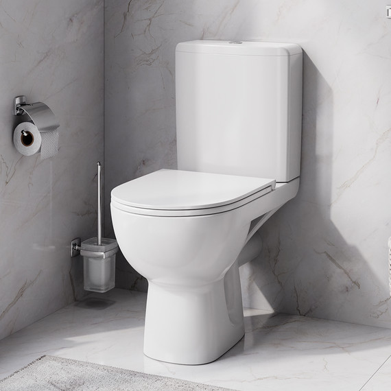 Унитаз-компакт Am.Pm Gem C908607SC с сиденьем микролифт - фото 4