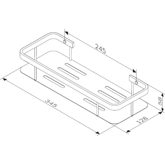 Полка AM.PM Sense A7453100 - фото 8