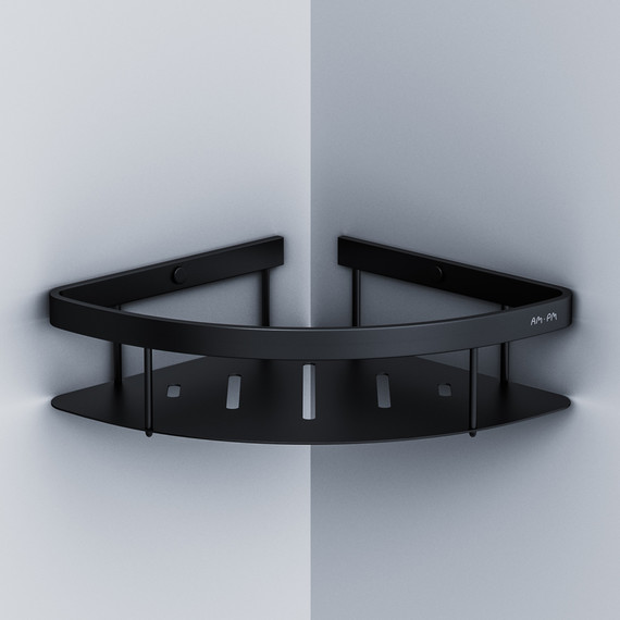 Полка угловая AM.PM Sense A7454122, цвет чёрный - фото 5