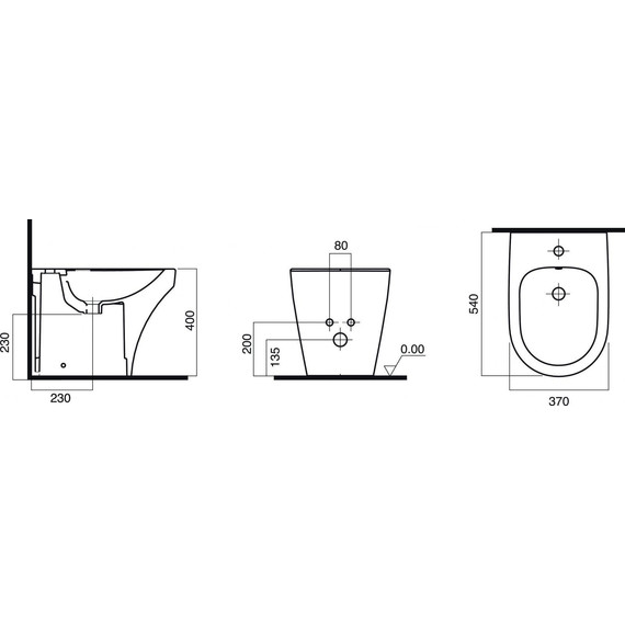 Биде напольное Am.Pm C503111WH (без упаковки) - фото 6