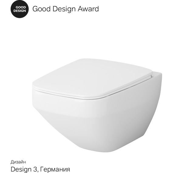 Унитаз подвесной Am.Pm Inspire V2.0 FlashClean C50A1700SC с сиденьем микролифт, Цвет производителя: белый - фото 9