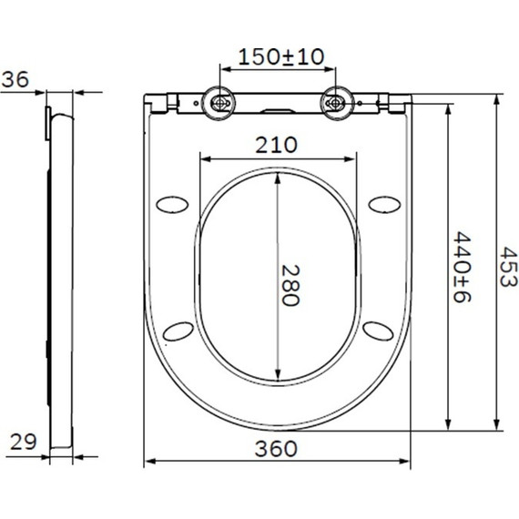 Сиденье с крышкой для унитаза Am.Pm Inspire микролифт C507854WH - фото 3
