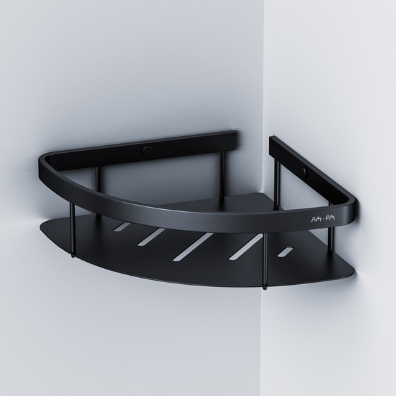 Полка угловая AM.PM Sense A7454122, цвет чёрный - фото 3
