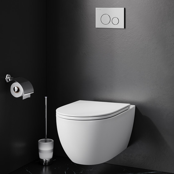 Унитаз подвесной Am.Pm Awe FlashClean C111700WH - фото, картинка 4 Унитаз подвесной Am.Pm Awe FlashClean C111700WH - фото 4