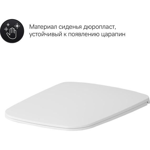 Унитаз подвесной Am.Pm Inspire V2.0 FlashClean C50A1700SC с сиденьем микролифт, Цвет производителя: белый - фото 14