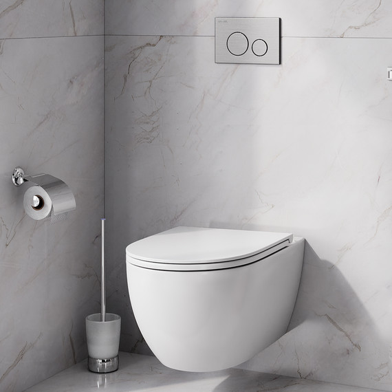 Унитаз подвесной Am.Pm Awe FlashClean C111700WH - фото, картинка 6 Унитаз подвесной Am.Pm Awe FlashClean C111700WH - фото 6