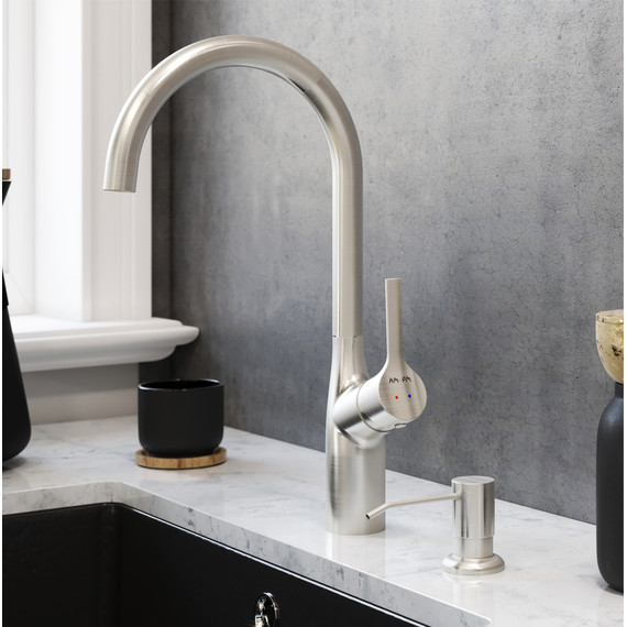 Дозатор для жидкого мыла AM.PM X-Joy A8437111, цвет сатин - фото 2