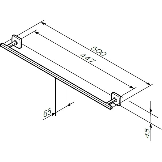 Полотенцедержатель AM.PM Gem A90346400 - фото 8