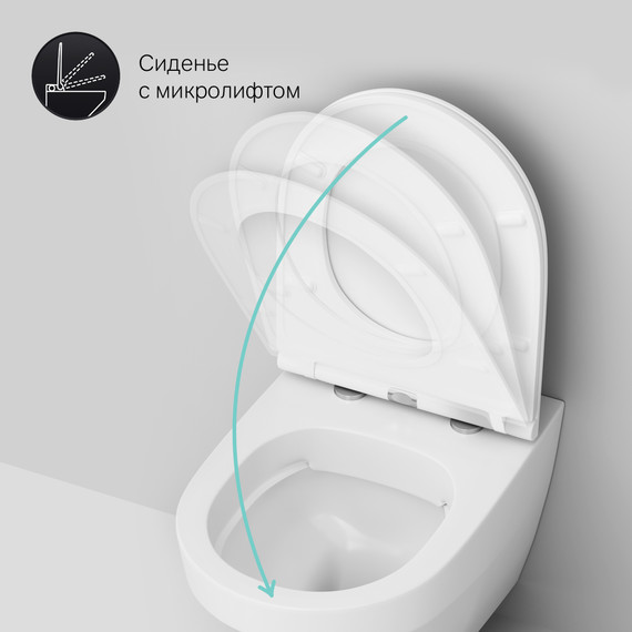 Унитаз подвесной Am.Pm Inspire FlashClean C501700WH - фото 10
