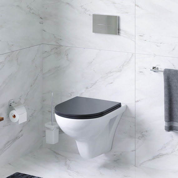 Унитаз подвесной Am.Pm GemFlashClean C901700SCmb с сиденьем микролифт - фото 2