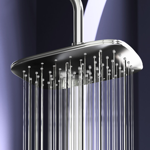 Душевая система с термостатом Damixa Option DX218092000, белый - фото 3