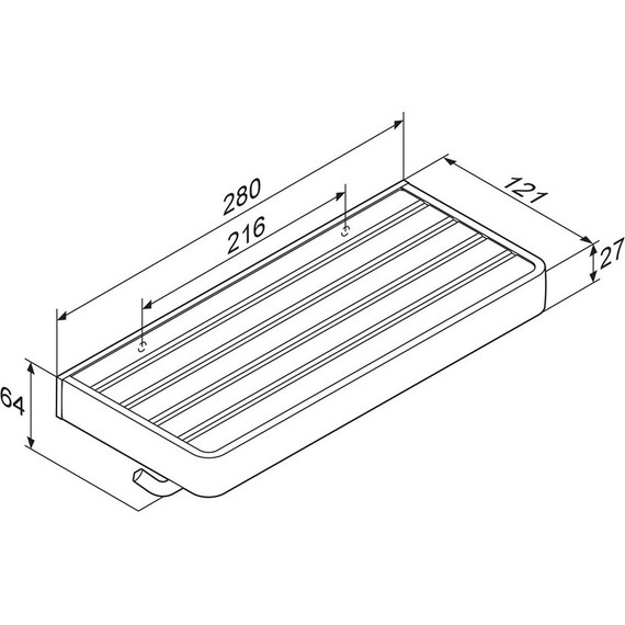 Держатель для туалетной бумаги Damixa Jupiter DA77341900, цвет чёрный - фото 5