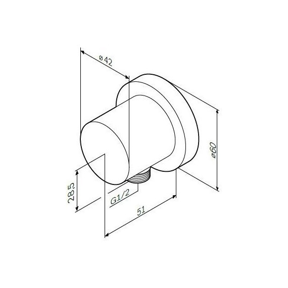 Шланговое подсоединение Am.Pm F0600E00 - фото 3