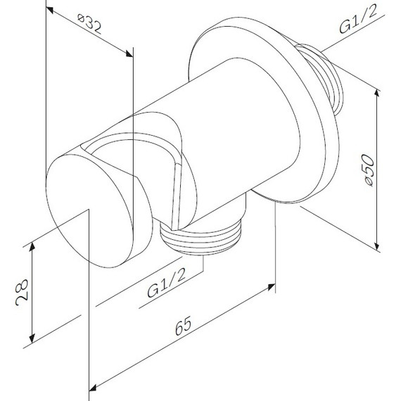 Шланговое подсоединение с держателем Am.Pm F0602100 - фото 6