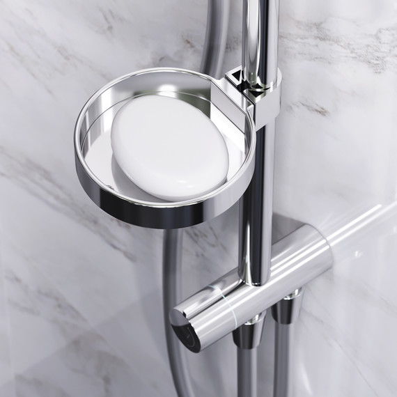 Душевая стойка Am.Pm Like F078006, Цвет производителя: хром - фото, картинка 4 Душевая стойка Am.Pm Like F078006, Цвет производителя: хром - фото 4