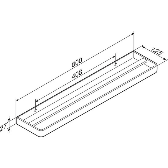 Полотенцедержатель Damixa Jupiter DA77336400, цвет чёрный - фото 6