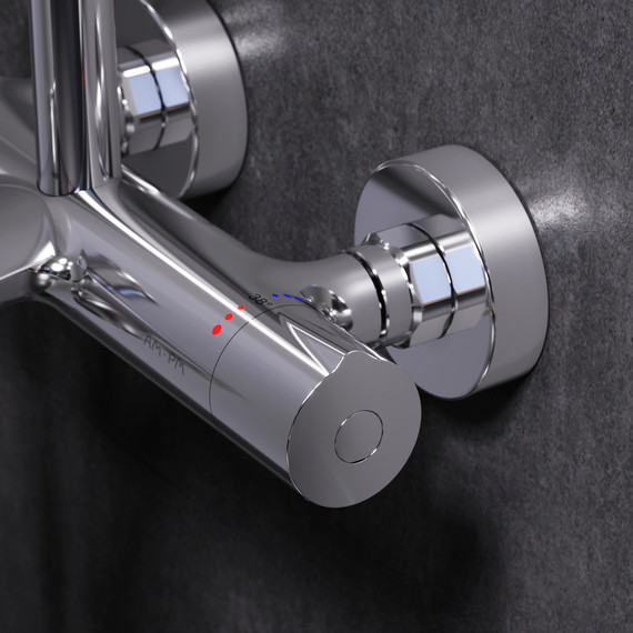 Душевая стойка с термостатом Am.Pm Like F0780564, Цвет производителя: хром - фото, картинка 7 Душевая стойка с термостатом Am.Pm Like F0780564, Цвет производителя: хром - фото 7