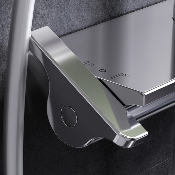 Душевая стойка с термостатом Am.Pm Spirit V2.0 F0770A400 - фото, картинка 6 Душевая стойка с термостатом Am.Pm Spirit V2.0 F0770A400 - фото 6