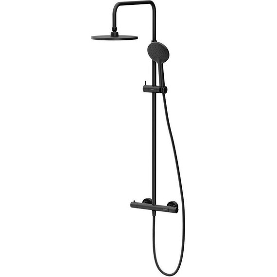 Душевая система с термостатом Damixa Option DX218091300, чёрный - фото 2