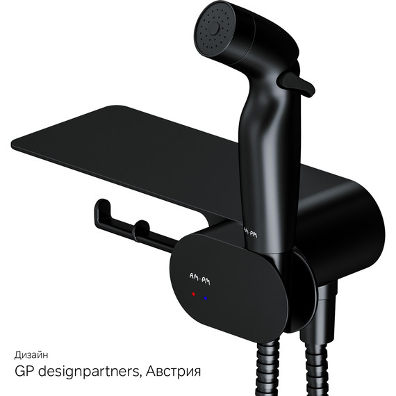 Набор для гигиенического душа Am.Pm Like F0202622, черный - фото, картинка 11 Набор для гигиенического душа Am.Pm Like F0202622, черный - фото 11