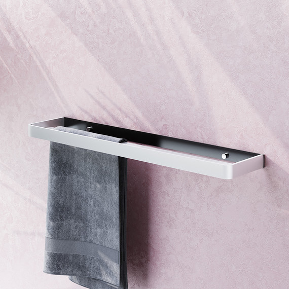 Полотенцедержатель Damixa Jupiter DA77336400, цвет чёрный - фото 2