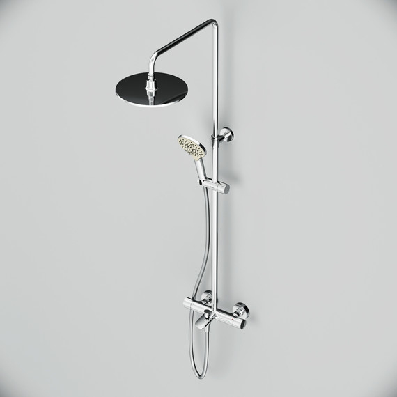 Душевая стойка с термостатом Am.Pm Like F0780564, Цвет производителя: хром - фото, картинка 11 Душевая стойка с термостатом Am.Pm Like F0780564, Цвет производителя: хром - фото 11