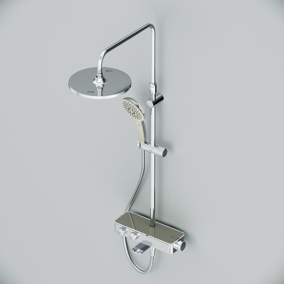 Душевая стойка с термостатом Am.Pm Inspire V2.0 F0750A500, Цвет производителя: хром - фото 11