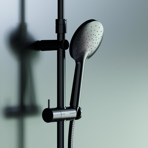 Душевая система с термостатом Damixa Option DX218091300, чёрный - фото 6