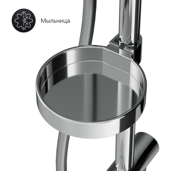 Душевая стойка Am.Pm Like F078006, Цвет производителя: хром - фото, картинка 12 Душевая стойка Am.Pm Like F078006, Цвет производителя: хром - фото 12