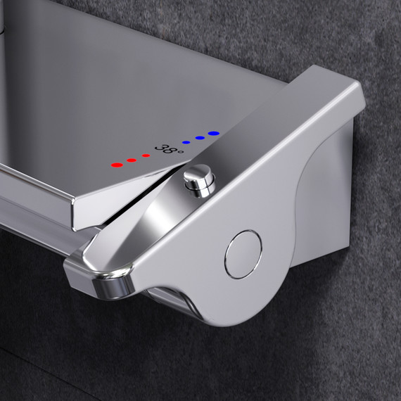 Душевая стойка с термостатом Am.Pm Spirit V2.0 F0770A400 - фото, картинка 8 Душевая стойка с термостатом Am.Pm Spirit V2.0 F0770A400 - фото 8