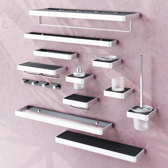 Полотенцедержатель Damixa Jupiter DA77336400, цвет чёрный - фото 3