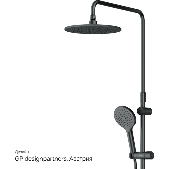 Душевая стойка Am.Pm Like F0780222, черный, Цвет производителя: чёрный - фото 16